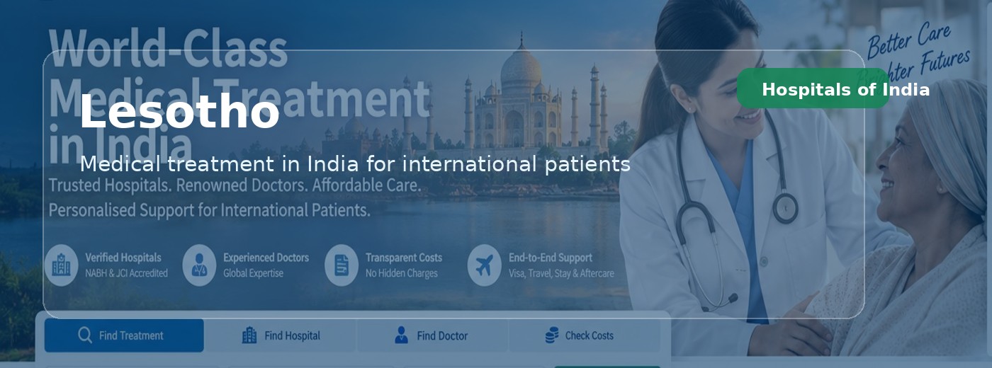 Lesotho Patients | Hospitals of India